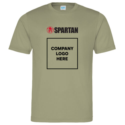 Spartan Customisable Cotton Tee (Light Colours) Thumbnail
